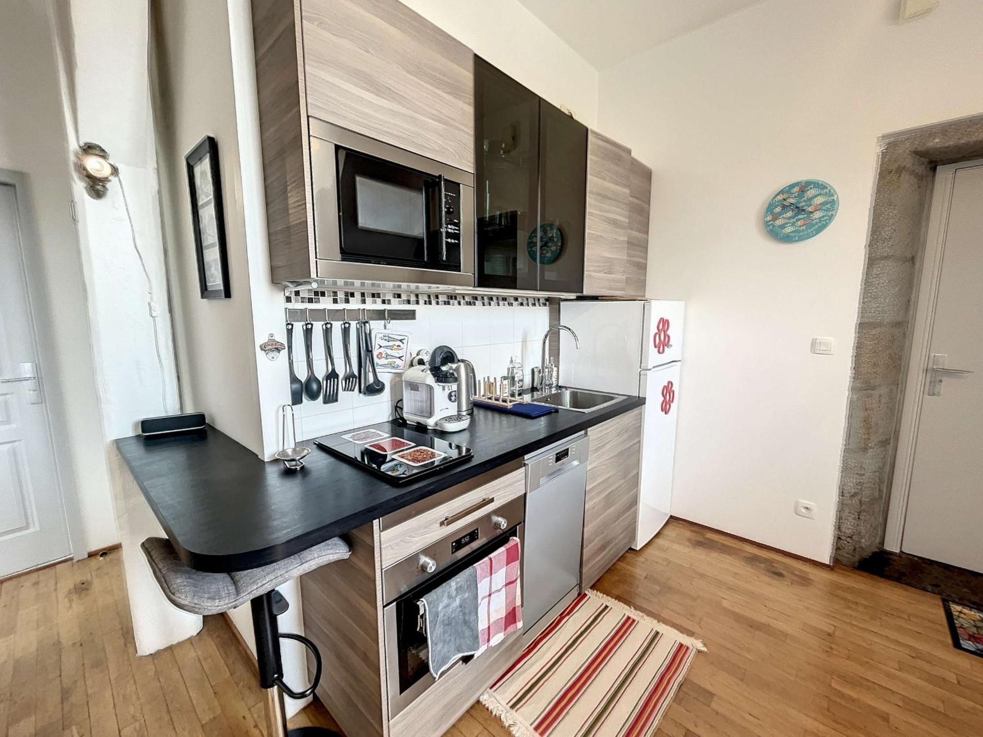 Appartement Cosy, 200M Plage, Parking Prive, Wifi - Fr-1-361-18 Granville Zewnętrze zdjęcie